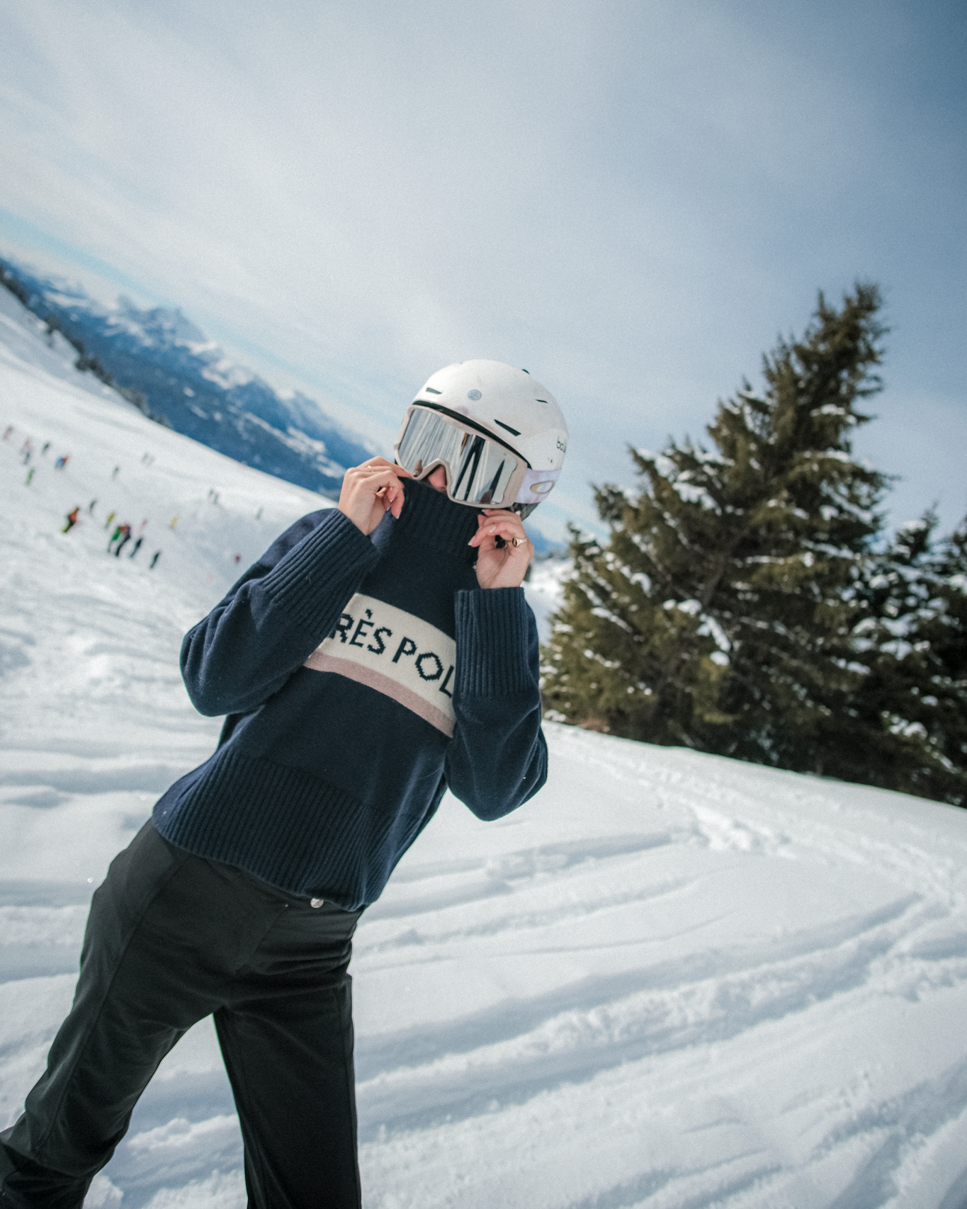 Aprés Polo Knit Navy