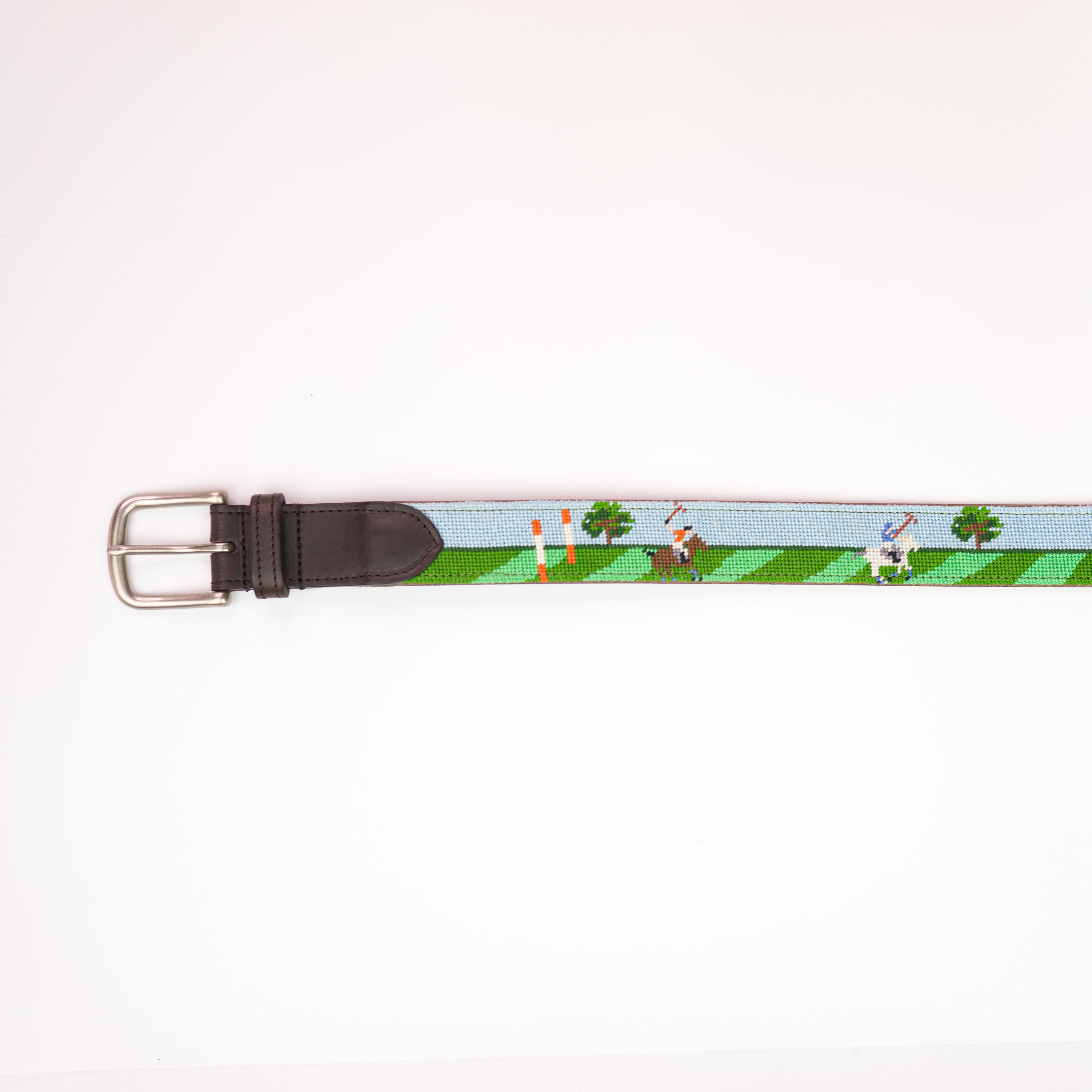 Needlepoint Belt - British Polo