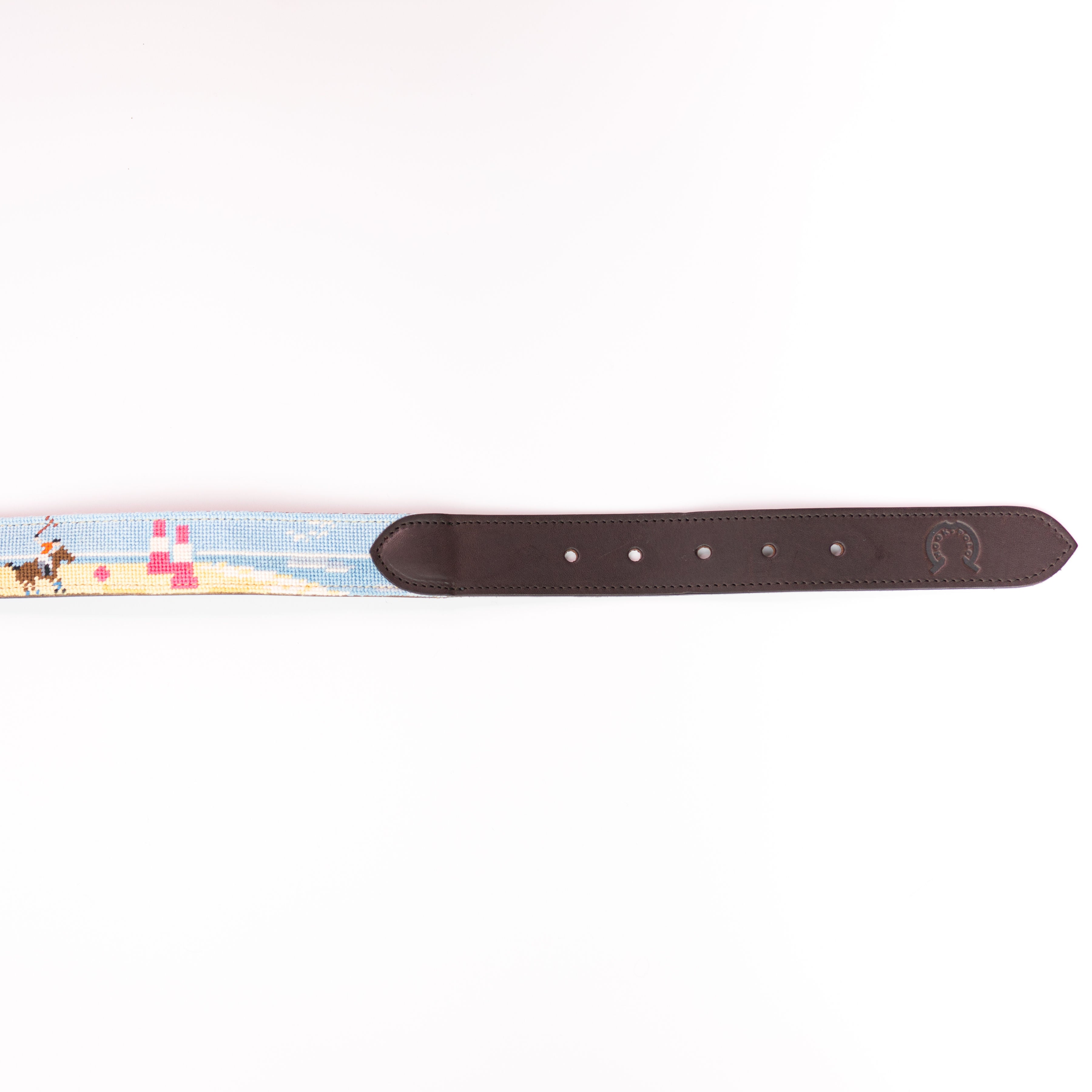 Needlepoint Belt - Beach Polo