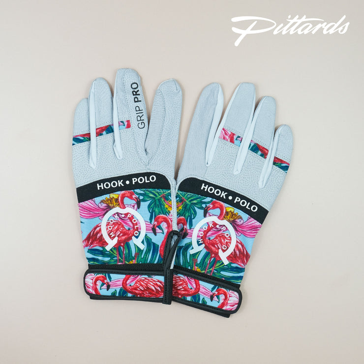 Pittards Polo Gloves - Flamingos