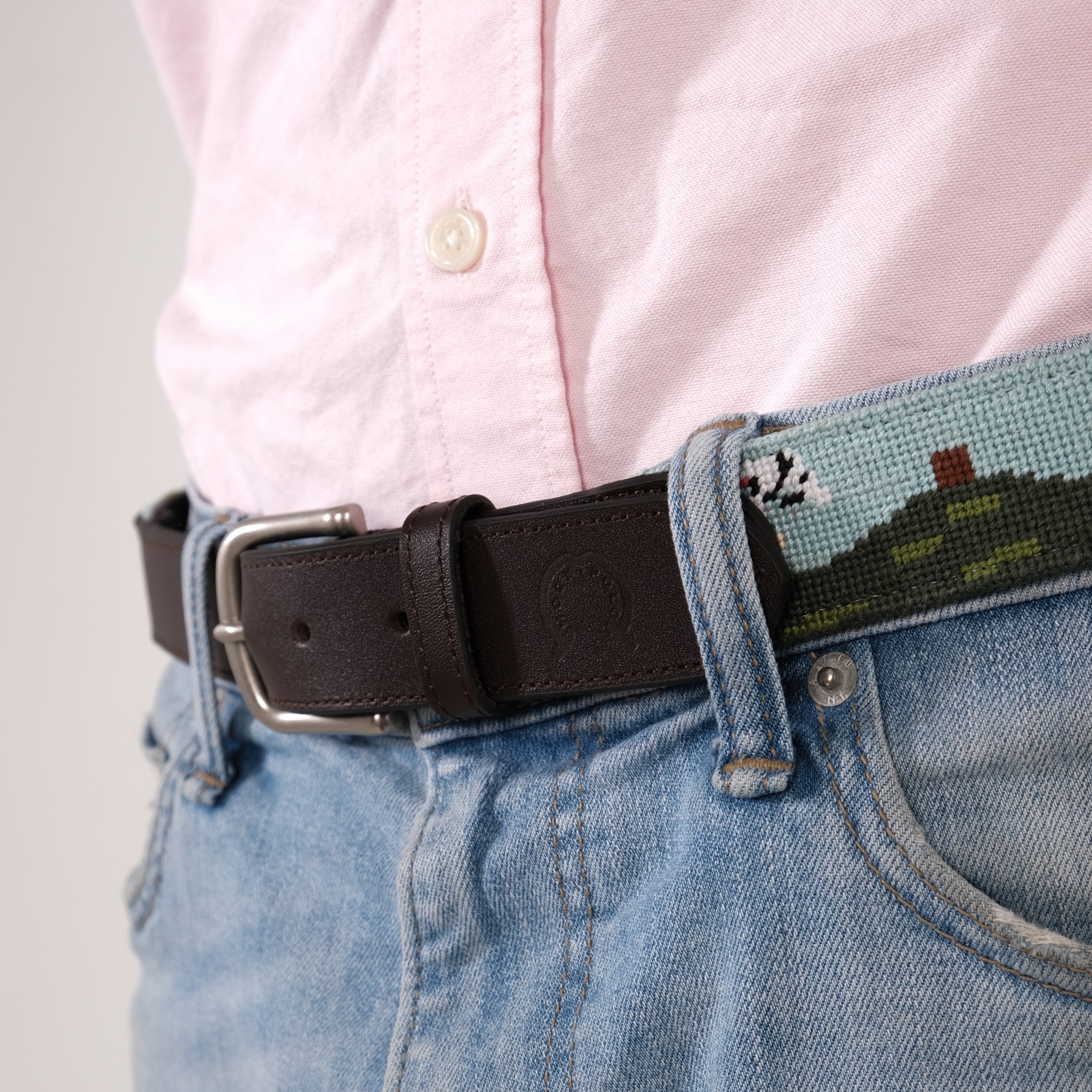 Needlepoint Belt - Badminton