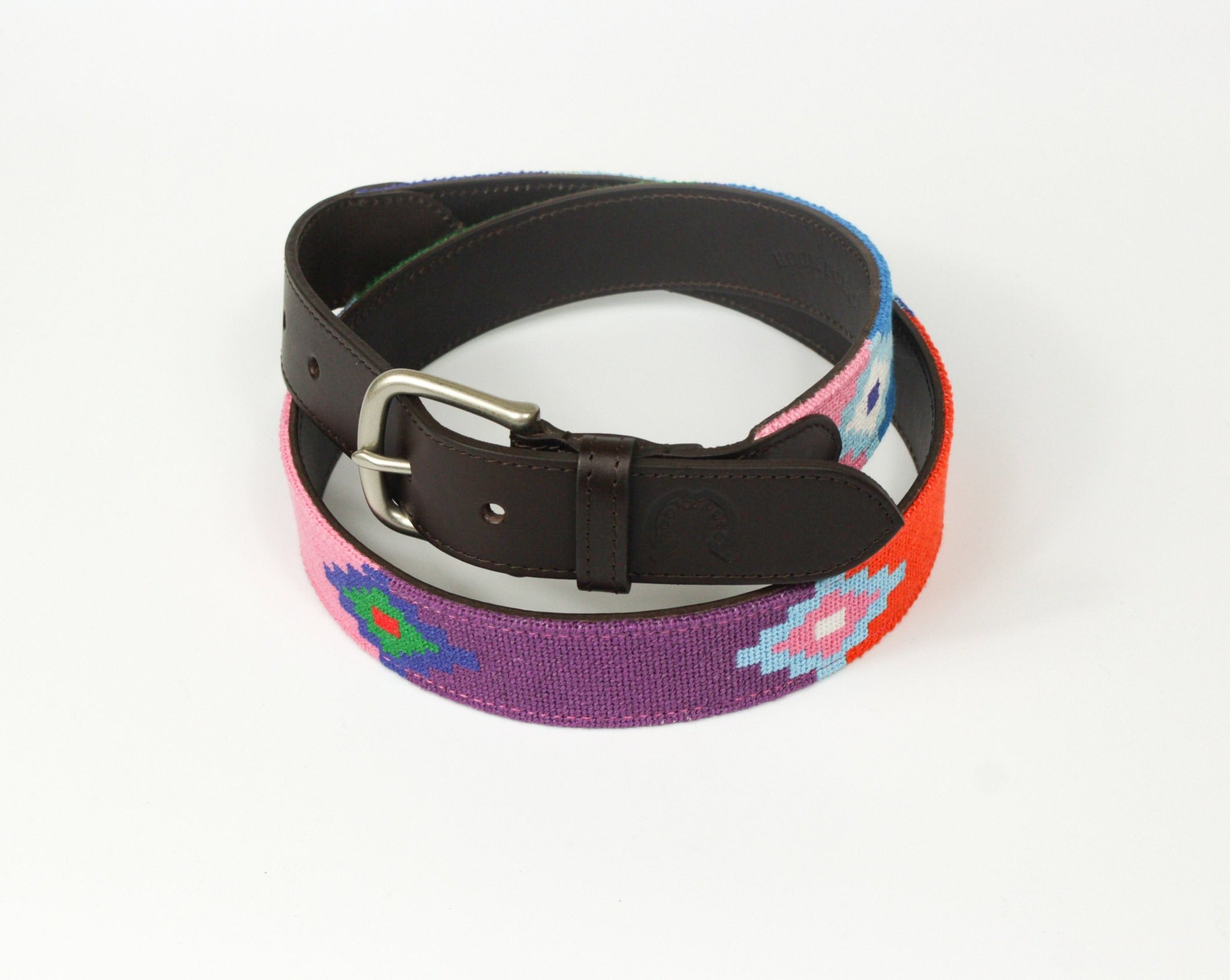 Needlepoint Belt - Vibrant Gaucho